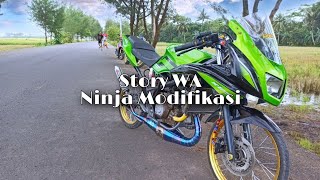 Story WA Ninja RR Modifikasi || kawasaki Ninja Jari Jari