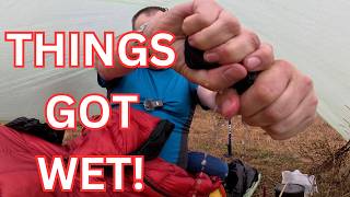 Overnight Rain Soaked Everything! Wet Wild Camp & Gear Drying