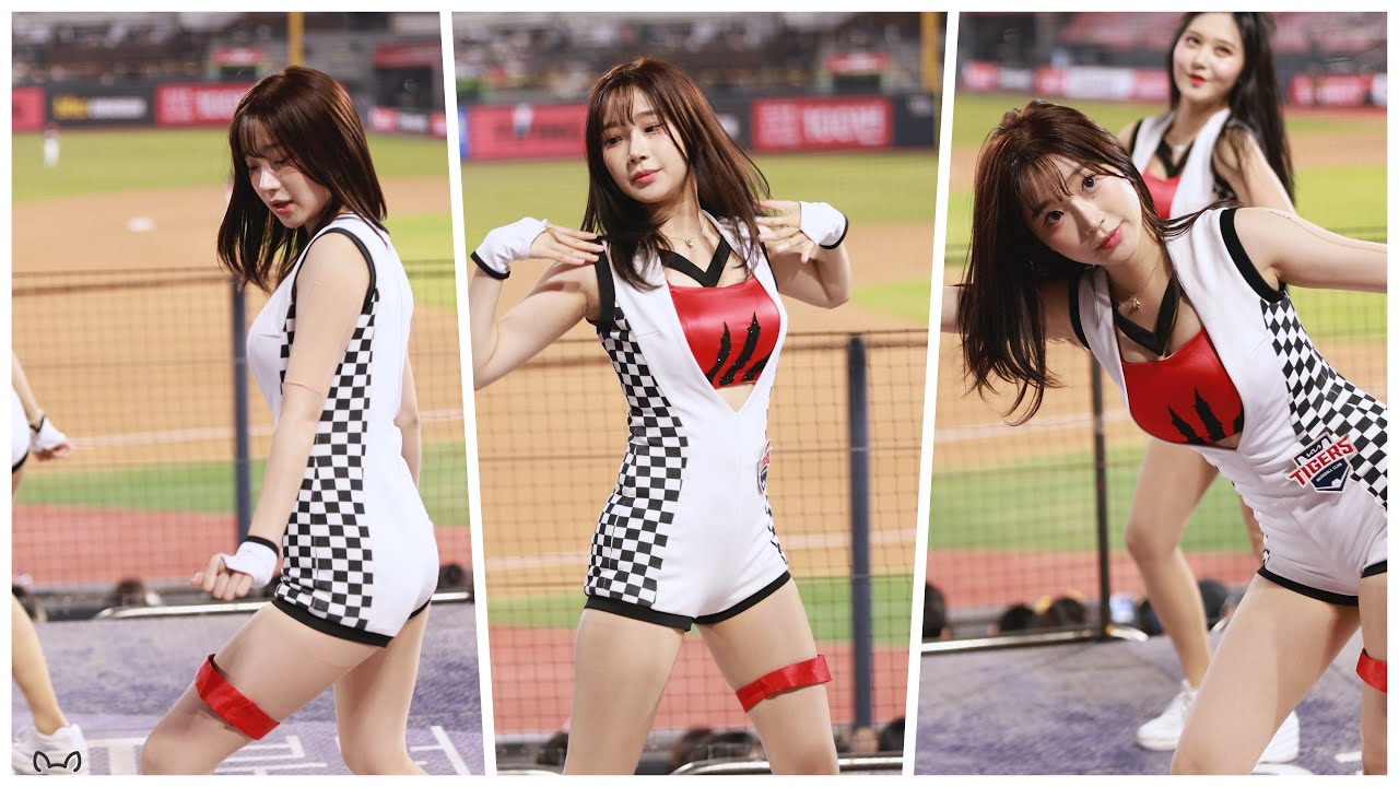 'Maniac(VIVIZ) 공연' 이주은 치어리더(Lee Jueun) 직캠 @프로야구(기아타이거즈)/Ktwiz파크/240402/4K By 쵸리(Chori)