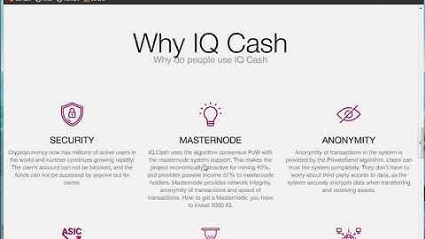 IQ.cash - How to create IQ.Cash masternode in Flits?