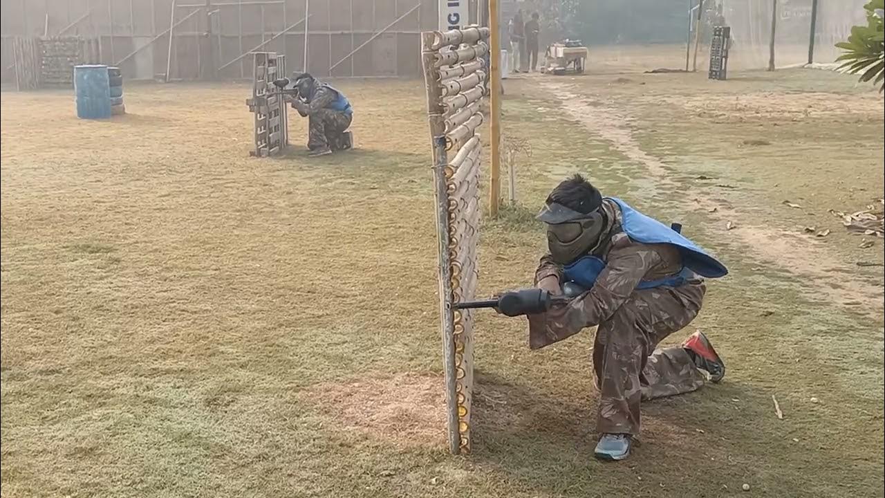 Paintball in gurgaon(pubg) adventure sports Urban akhara YouTube