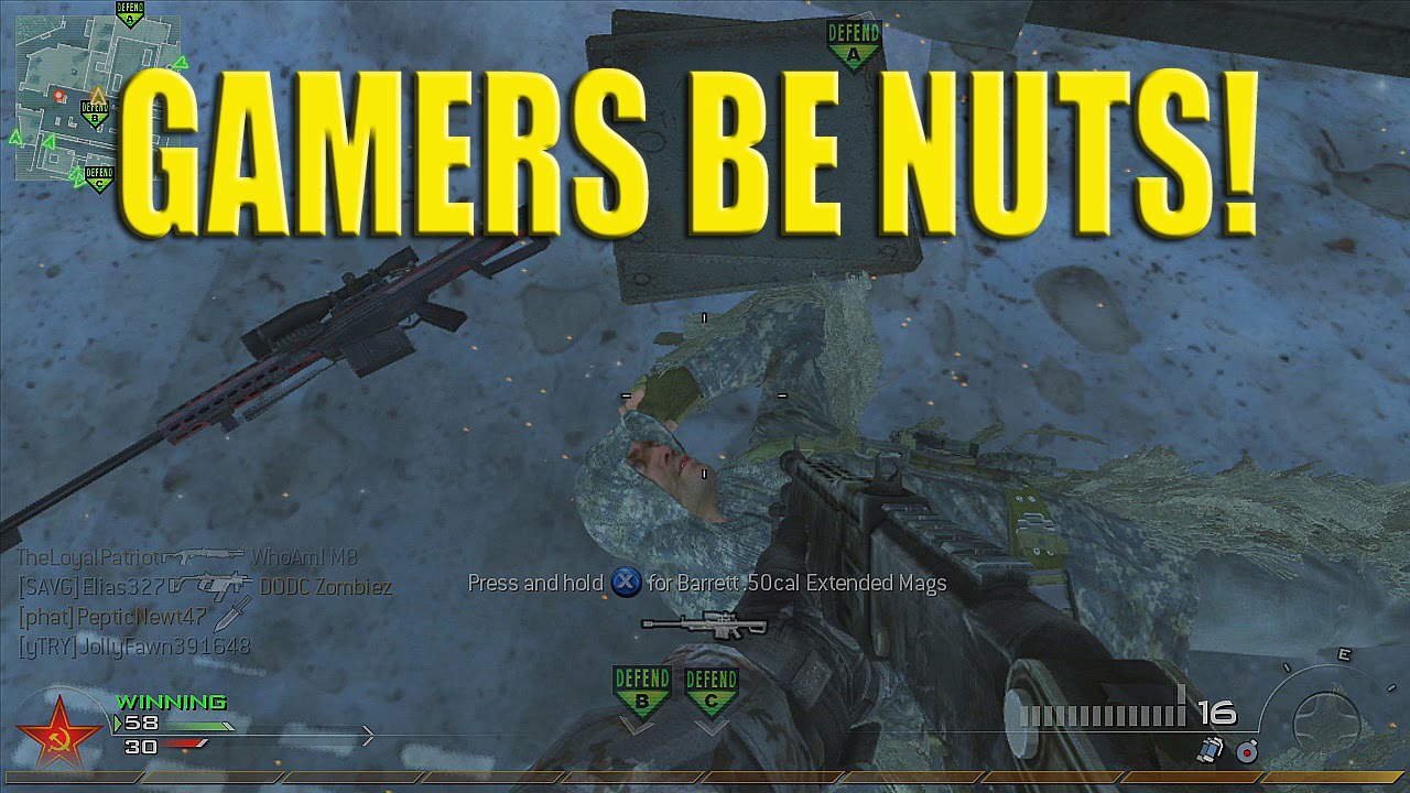 Gamers Be Nuts! (Modern Warfare 2)