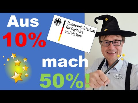 Half of Germany cycles to work! Lying with statistics ;-)