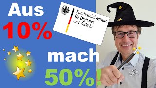 Halb Deutschland radelt zur Arbeit! Lügen mit Statistik ;-)