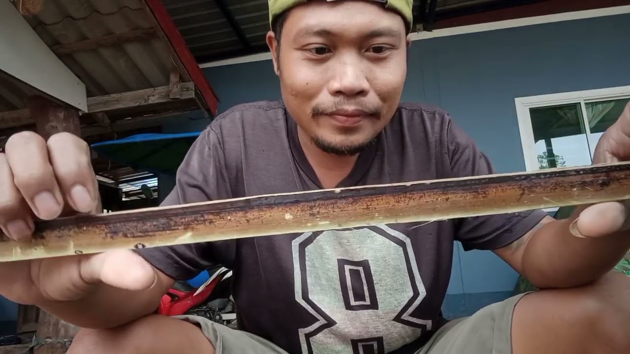 ep,362 วิธีเหลาก้านลานทำปีกว่างสำหรับมือใหม่!! #ว่าวไม้ลาน