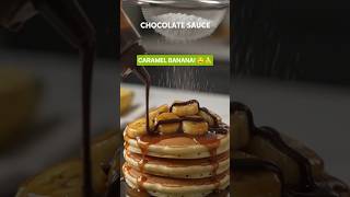 Caramel Banana Pancake 🍌🥞 | Sweet & Fluffy