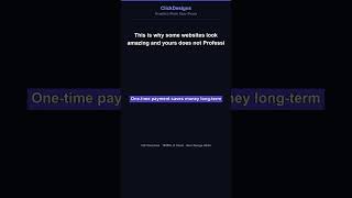 Why Your Website Looks Cheap (Fix This Now) #Shorts