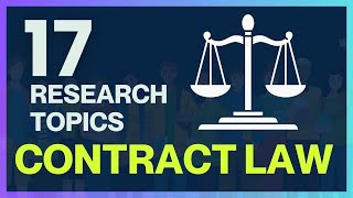 17 Research Paper Topics in Contract Law for 2026