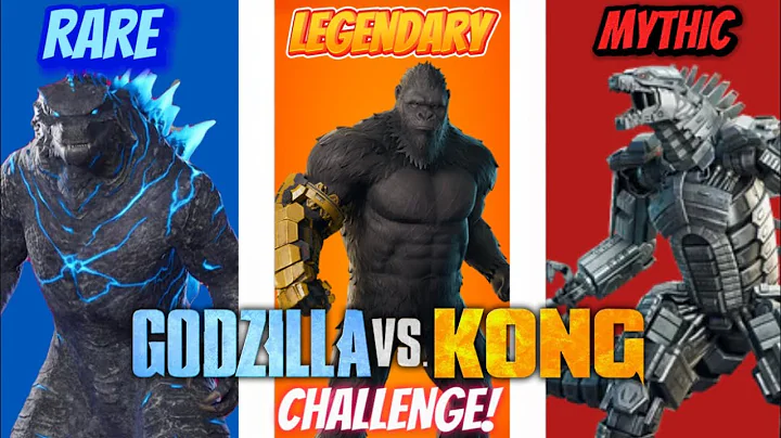 GODZILLA VS KONG CHALLENGE IN FORTNITE!!!!!!