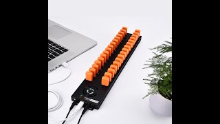 陳冠軍 - 頭尾小動畫也是我設計，
讓公司有一個整體性，
新品上市這影片，強調快狠準