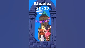 Blender Grease Pencil Animation Tutorial | 2d/3d Artwork