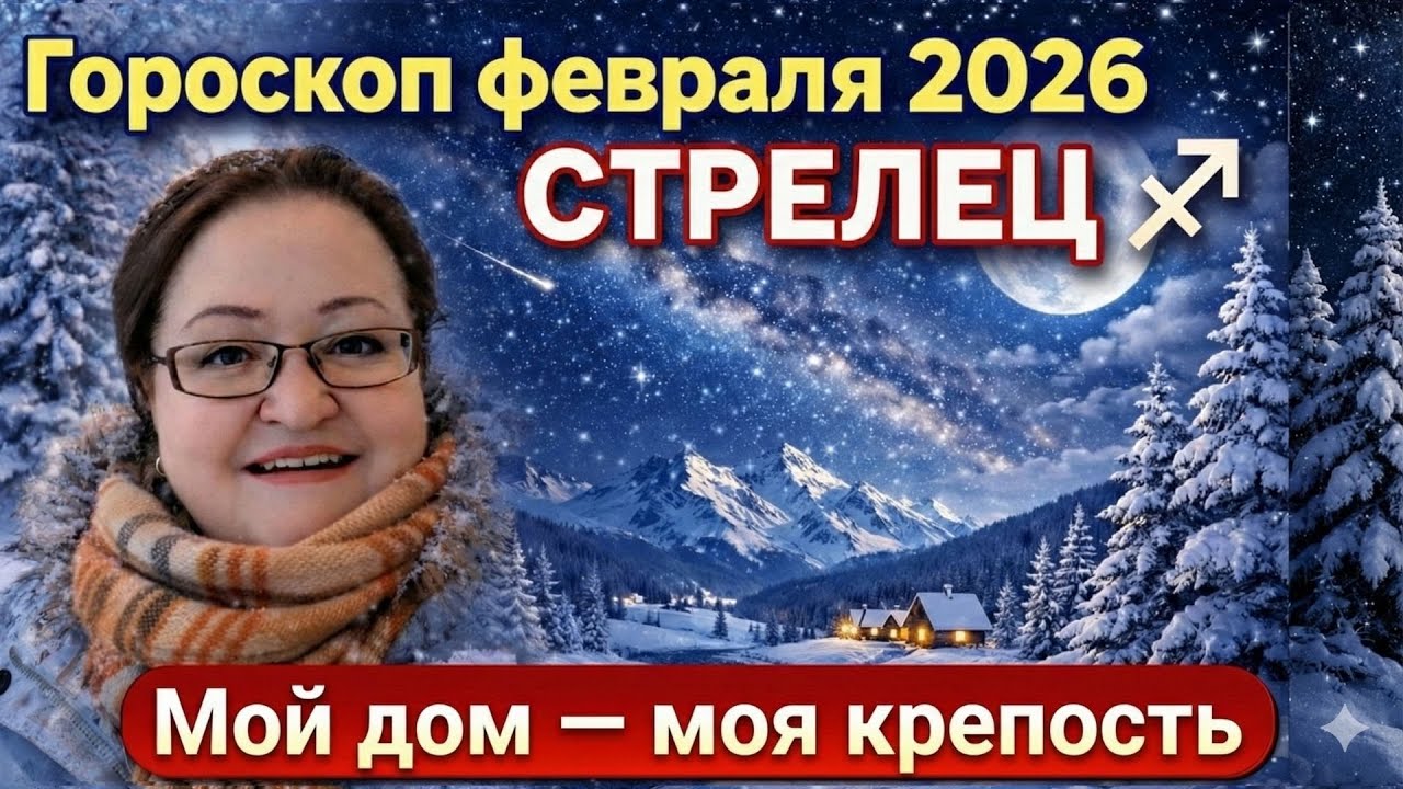 СТРЕЛЕЦ  Гороскоп февраля 2026. Гонки по вертикали: От информационного взрыва до уютной норы