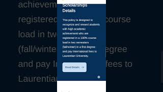 Laurentian University Scholarships 2026 in Canada 🇨🇦 | No IELTS Required #studyabroad