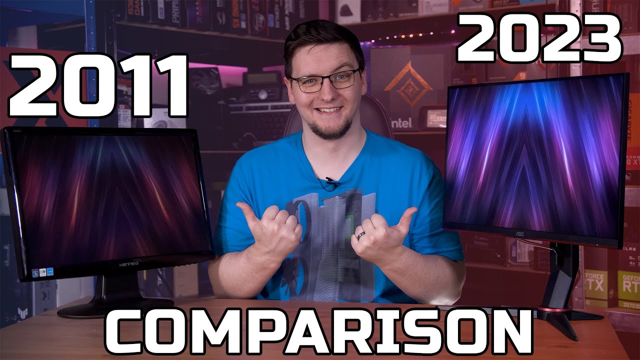 12 Year old monitor vs a 2023 Monitor