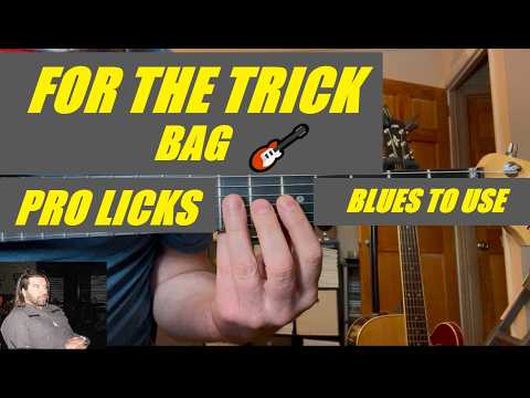 Use This Blues Lick In A - Easy Pro Lick - With Tablature