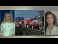 Protesta "të gjithë njëzëri" Hava Nasufi, studente shqiptare në Maqedoninë e Veriut