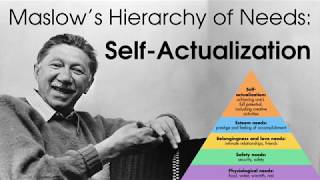 Maslow S Hierarchy Of Needs Self Actualization And Self Transcendence Youtube