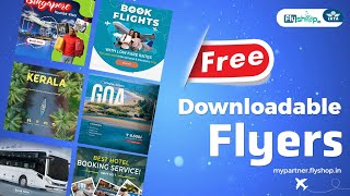 Free Downloadable Flyers #flyshop #travelbusiness screenshot 1