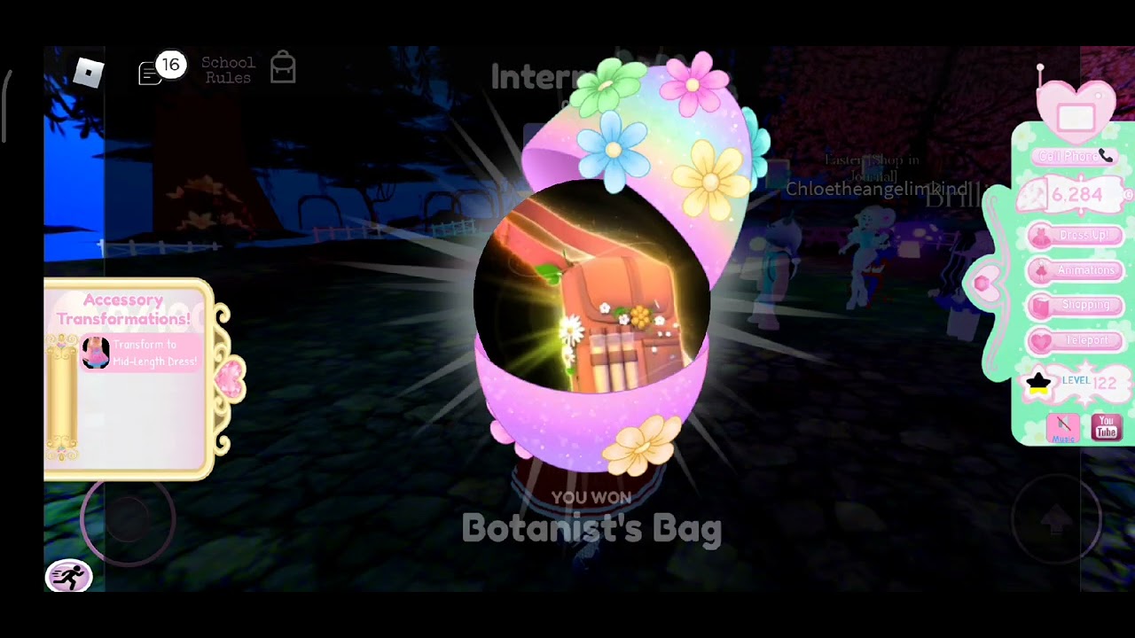 i won the botanist bag in rh easter egg hunt YouTube