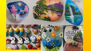 Stone Painting / 10 Ideas Draw on stone painting for you