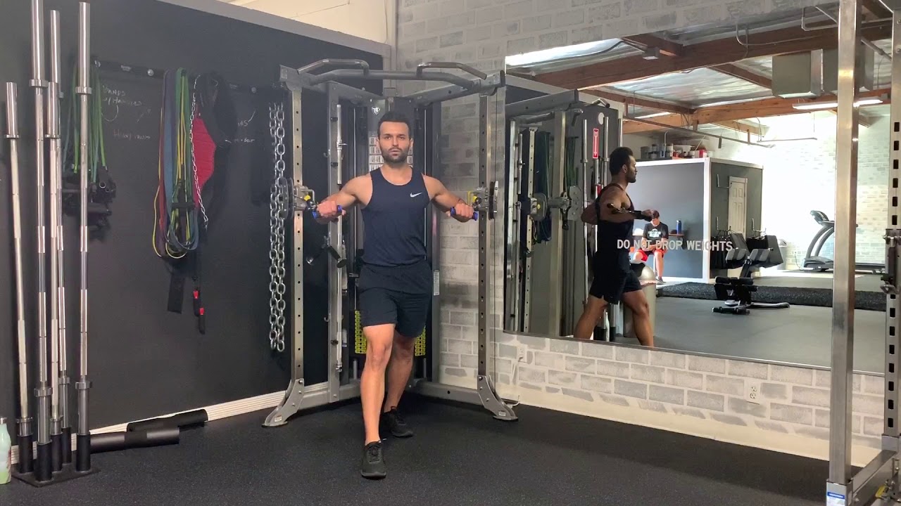 Cable Alternative Chest Press - YouTube