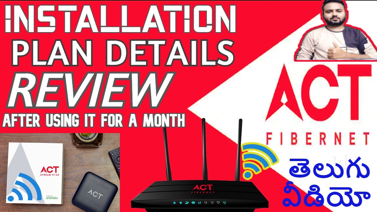 Act Fibernet Installation - Plans Details & Review Explained in Telugu ...