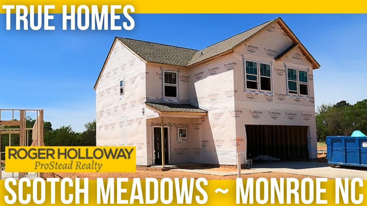 Scotch Meadows New Construction Homes for Sale in Monroe NC YouTube