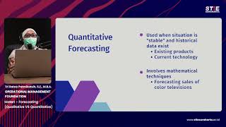 Operational Management Foundation #3C Forecasting Qualitative vs Quantitative - Tri Ratna Pamikatsih