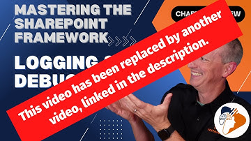 "Logging & debugging SPFx solutions" - preview from the "Mastering the SPFx" course