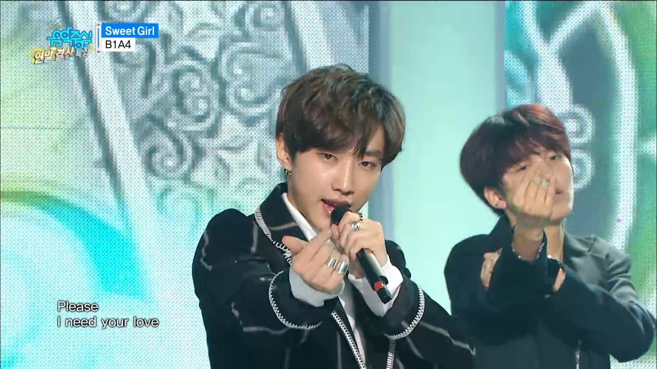 【TVPP】 B1A4 - Sweet Girl, 비원에이포 - 스윗걸 @2015 MVP Special, Show! Music core