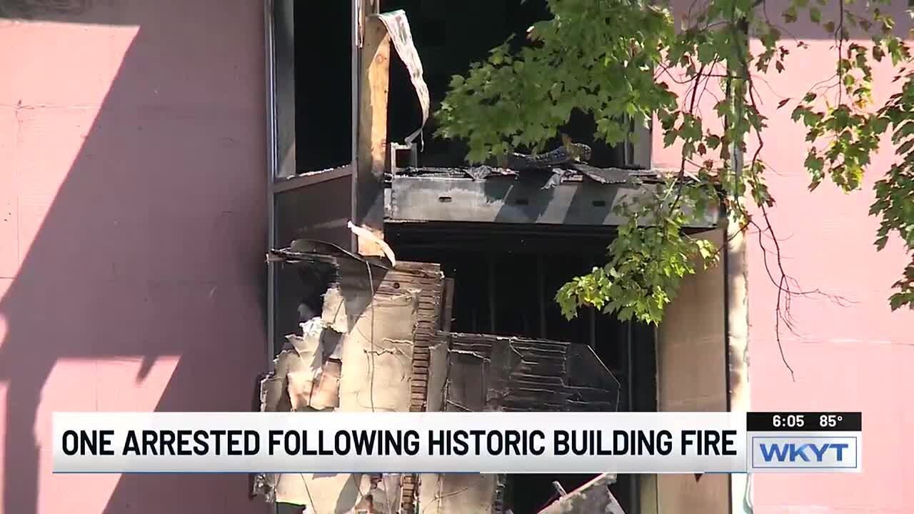 Woman charged with arson after fire severely damages historic Ky ...