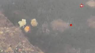 UAV RECON : The Russian army destroyed the positions of the Ukrainian army in the Kiev region