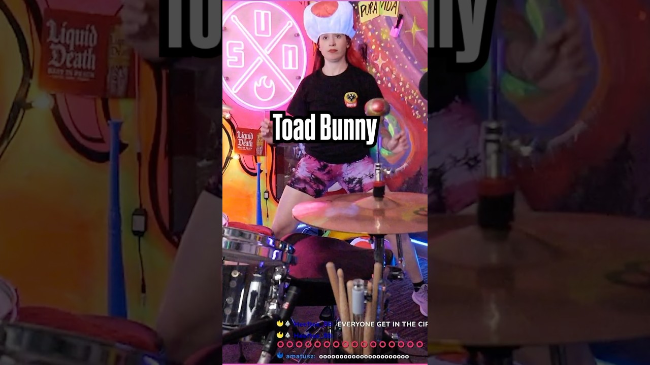 Toad Drummer plays Bad Bunny - El Baile Inolvidable 🍄