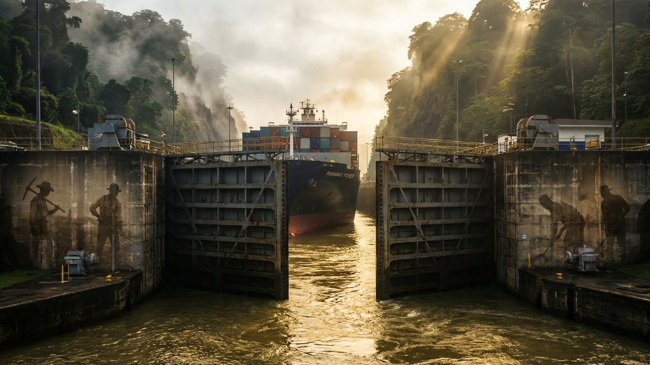 🌊⛏️ The Panama Canal’s Dark Secret They Never Taught in School