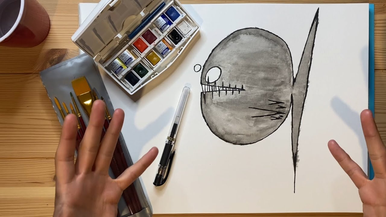 Watercolor Painting for the First Time in a Month - YouTube