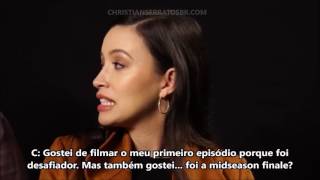 Christian Serratos, Greg Nicotero And Norman Reedus Live At Fox Facebook 03.03.2017 Legendado