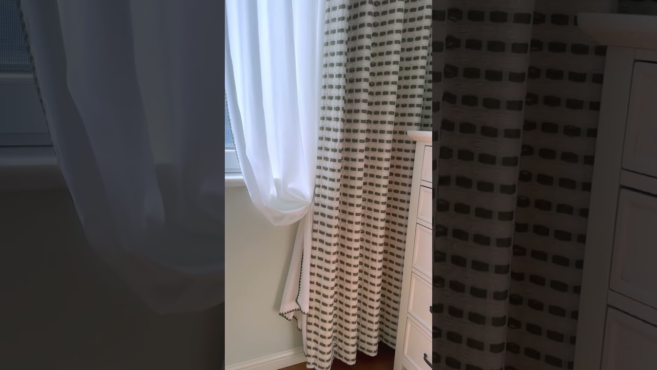 Textured Curtains That Instantly Elevate a Modern Home | Soft Neutral Drapery 