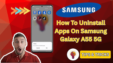 How To Uninstall Apps On Samsung Galaxy A55 5G (2025) | Easy Step by Step Guide!