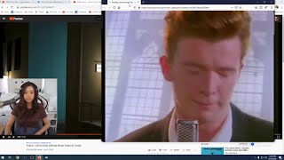 Pokimane Gets Rickrolled But Shes Singing It.