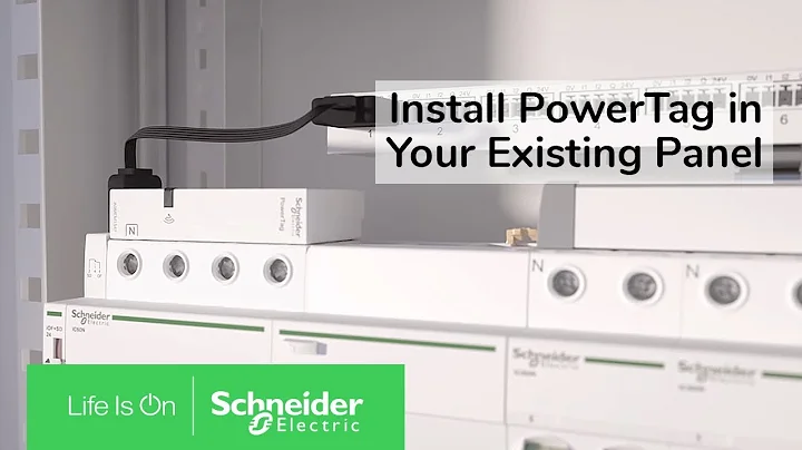 How to Install PowerTag in Your Existing Panel | Schneider Electric