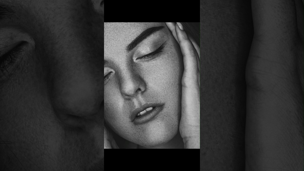 Retouching with Just Dodge & Burn | Painting with Lights  #photoshop #dodgeandburn #skinretouching