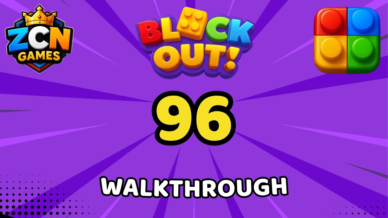 Block Out Level 96 Walkthrough | Full Solution - YouTube