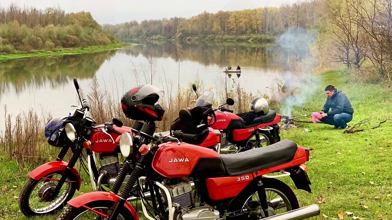 Езда на 638-й Яве без сцепления(на полуавтомате). Или закрытие сезона ...