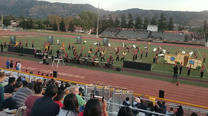 Santa Paula HS Marching Band@2022 Simi Valley FT
