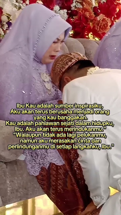 sungkeman pengantin paling sedih kepada ibu tercinta #sungkeman #ibu #ibutercinta #sedih #pengantin