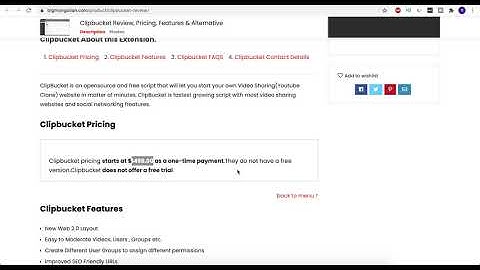 ClipBucket Review: Pricing - Features & Alternatives