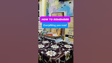 How to remember Everything you read ❓ #relatable #tips #explore