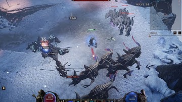 100% Crit Fire-Lightning Spellblade - Arena wave 50-55 [0.7.8f]