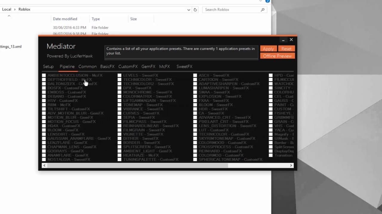 How To Download Reshade In Roblox Youtube - roblox reshade download