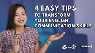 4 Easy Tips to Transform Your English Communication Skills | Charlene's TV